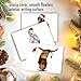 The Best Card Company Variety Pack of 10 Christmas Greeting Cards with Envelopes, Humor Holiday Assortment for Men and Women (10 Designs, 1 Each) - Yuletide Zoo Yoga M6547XSG