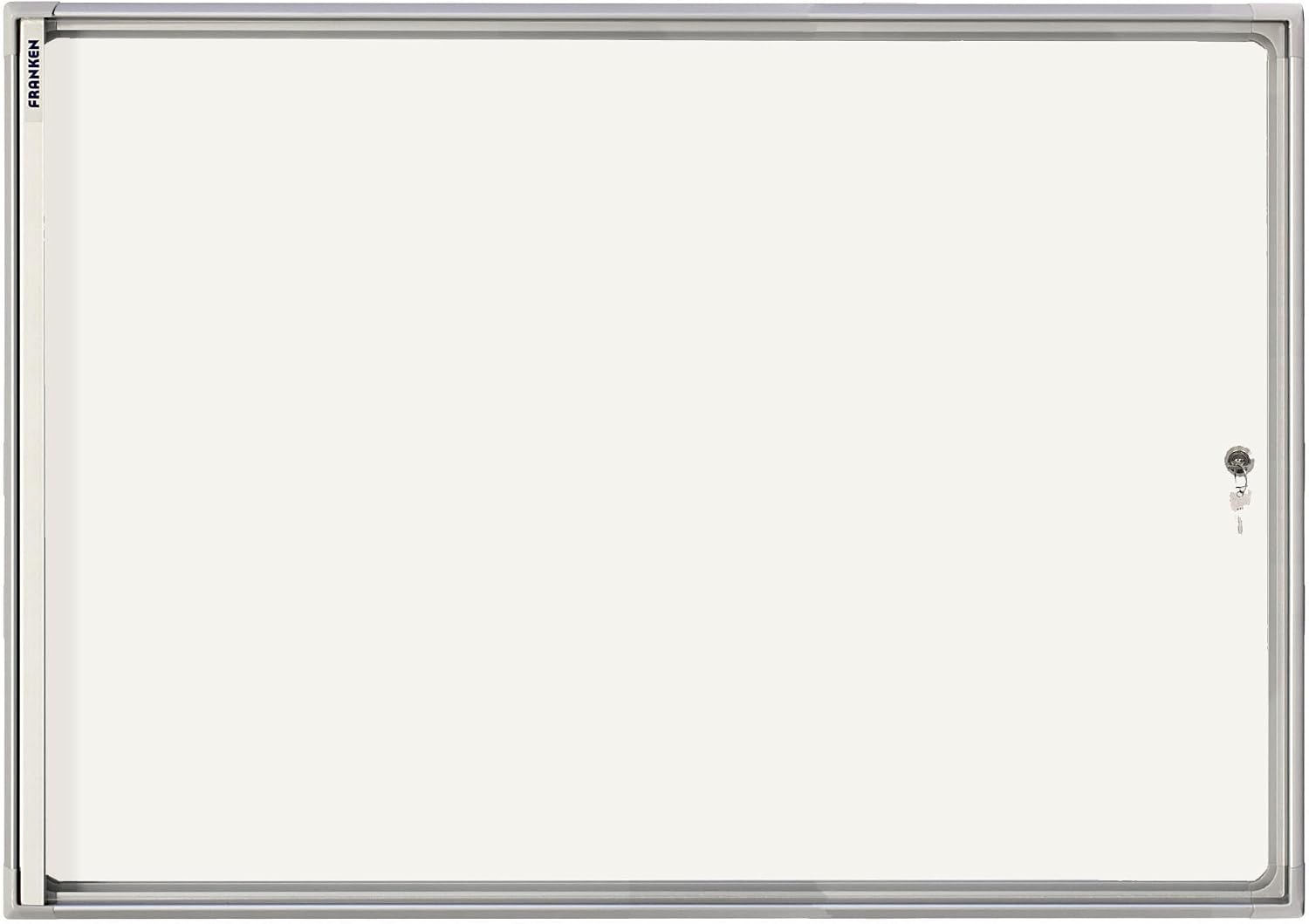 Franken FSA1 Flat Display 1 x ISO A4, Aluminium Frame 6X A4 White