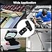 Homaisson 2 Pcs Lift Support Clamps, Car Hood Strut Fixing Clamps, Aluminum Alloy Hood Stay Holders, Shock Prop Strut Retaining Clips, Spark Plug Gap Tools