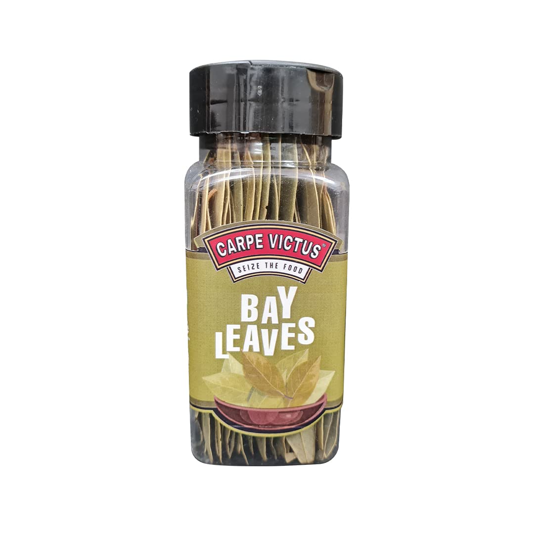 Carpe Victus Premium Bay Leaves for All Foods, Whole Tej Patta, Healthy Dried Indian Spices & Herbs, Everyday Cooking Essentials for Fine Taste & Quality, 10 gms (B09M6X8B3R) Amazon Price History, Amazon Price Tracker