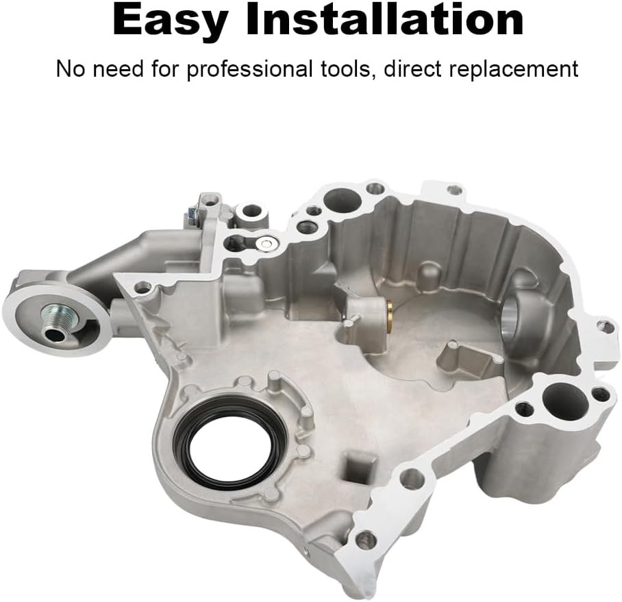 Timing Cover with Oil Pump Compatible with Ford F150 1997-2005, Ford Van 1997-203 E250, Freestar Monterey Monterey, Mercury Cougar 1996-1997 3.8L 4.2L Replacement for TC232EN, F65E6059AE