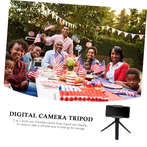 Trípode de vídeo mini para cámara DSLR y soporte de mesa portátil con conector 1/4 3