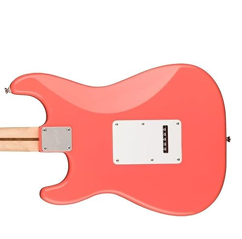 Fender Squier 6 String Solid-Body Maple Electric Guitar With Gig