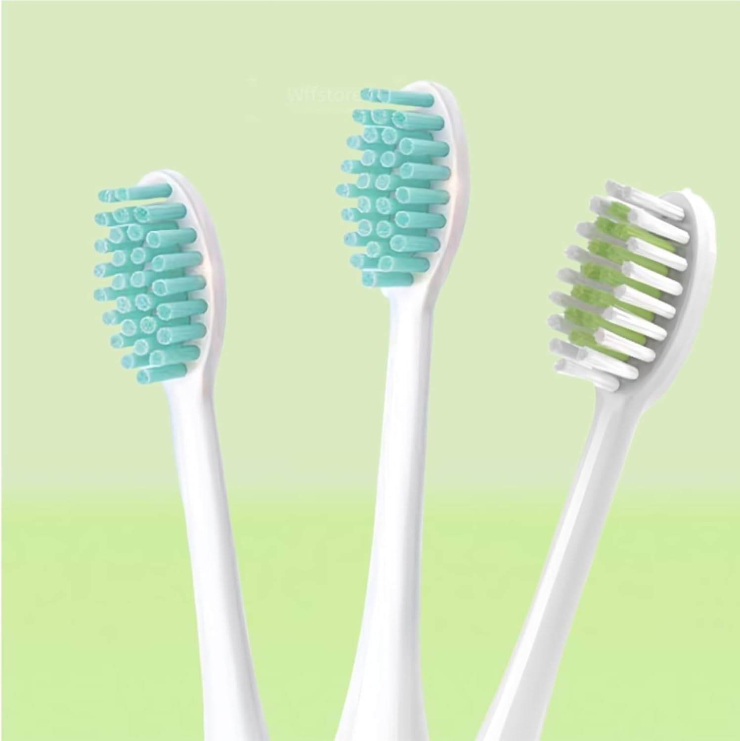 Electric Toothbrush Accessory Toothbrush Head. Compatible for Philips HX247C、HX247L、HX247M、HX2600、3000、3500、3600、3800(8PCS Green)