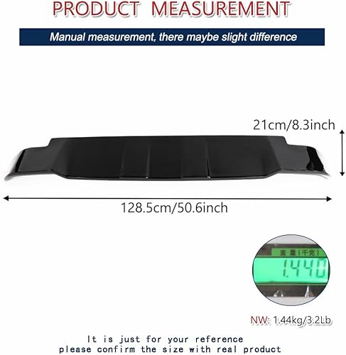 Miniatura 4 de Alerón trasero para Land Rover Defender 90 110 130 2020-2025 4 puertas negro brillante alerón trasero techo trasero ala trasera accesorios