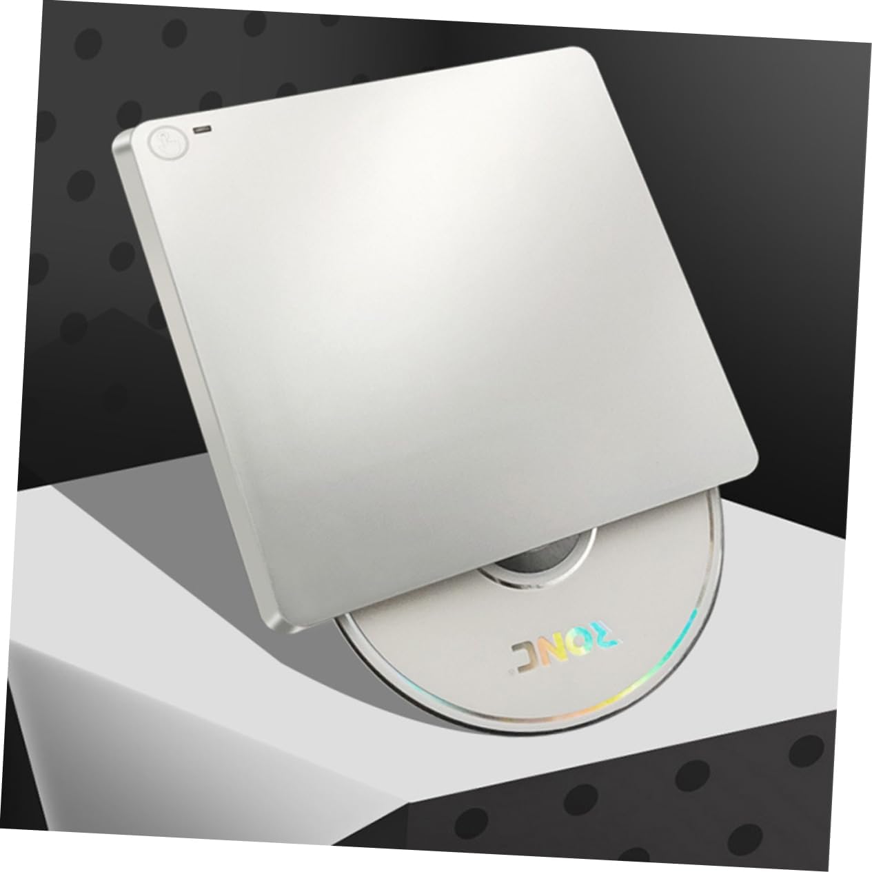 Angoily Multifunctional DVD Burner USB Type-c Interface Compact Silent for Laptop