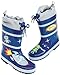 alles-meine.de GmbH Gummistiefel aus Naturkautschuk - Weltraum - Gr. 24 - für Kinder Regenstiefel / Matschstiefel Stiefel UFO Raumschiff Space Rakete - Jungen