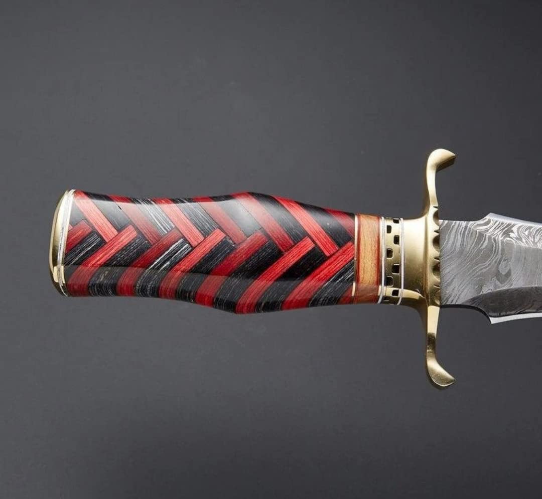 Handmade DAMASCUS Dagger, Custom Damascus Knife, 15.0