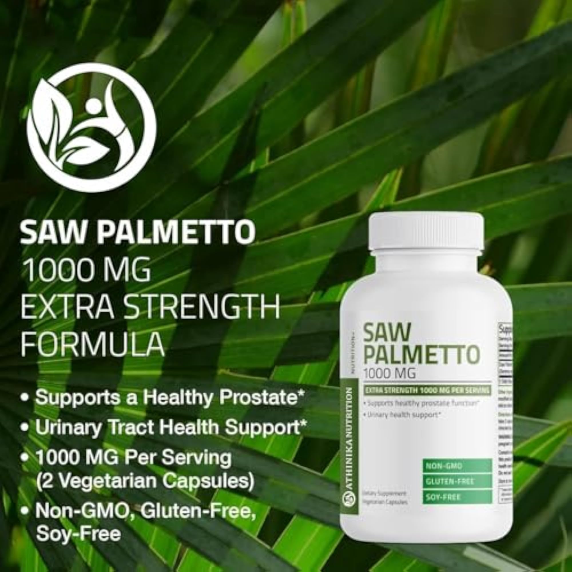 Saw Palmetto Extra Strength, 100 Vegetarian Capsules