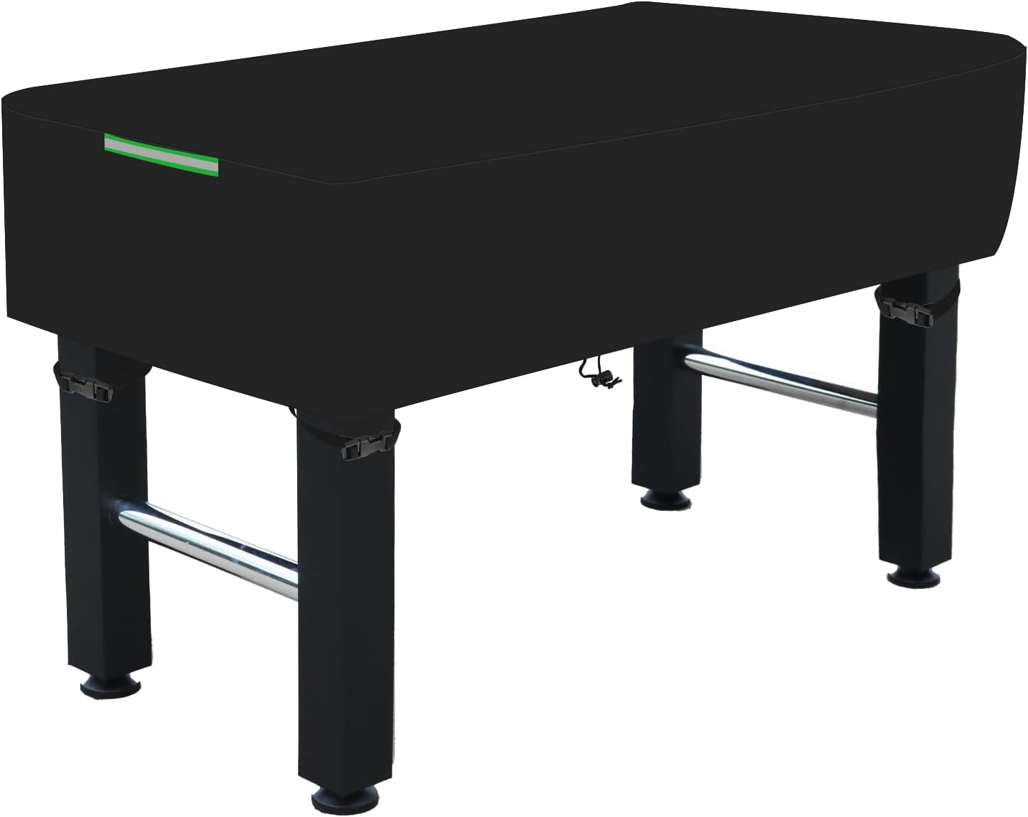 Foosball Dust Cover,Foosball Table Protection Cover-600D Heavy Duty Waterproof Outdoor Patio Party Game Table Cover, Black