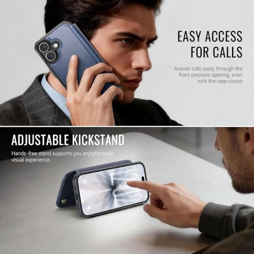 PlusnapX for iPhone 16 Slim Wallet Case Compatible with Magsafe, Deep Blue by PlusnapX - Used condition - Image 6