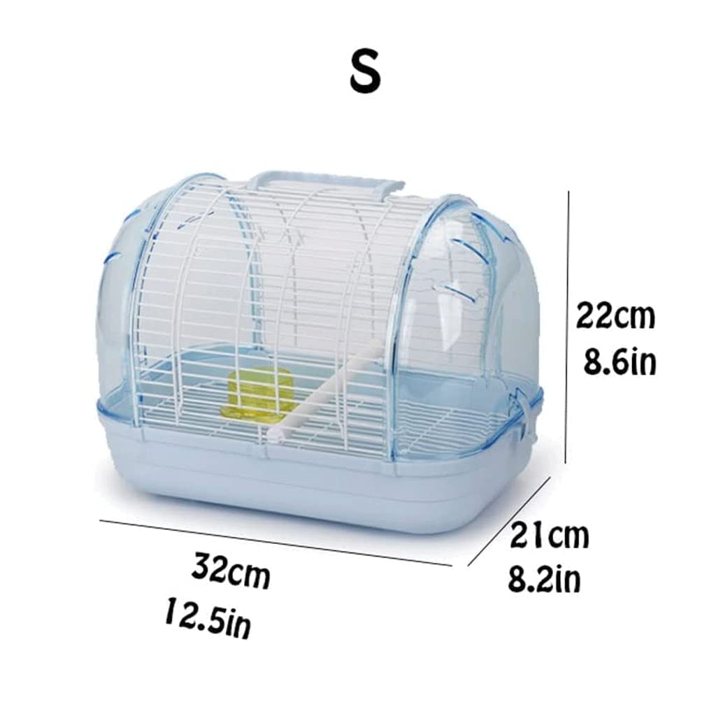 Jaula para pájaros, Jaula para pájaros, jaulas para pájaros Jaula para pájaros Transparente Transportín portátil para Mascotas Transportín Creativo para Viajes Transportín pequeño y Duradero