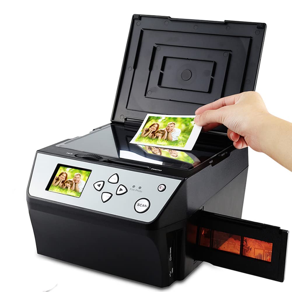 Scanner per diapositive per pellicole, scanner per pellicole e diapositive all-in-1 da 22 MP, scanner multifunzione, conversione di 135 pellicole/diapositive da 35 mm/110 pellicole/foto/documenti