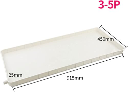 Vista 7 de Bandeja de drenaje de condensado de plástico para aire acondicionado, unidad de aire acondicionado para exteriores, colector de agua condensada