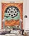 Abilly Sevenstars Tarot Tapestry The Moon Tapestry The Star Tapestry Moon Tarot Tapestry Medieval Europe Divination Tapestry Wall Hanging Mysterious Tapestries for Room