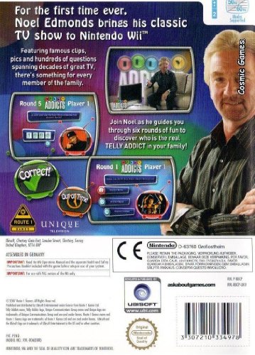 Telly Addicts Wii rompre l'ennui des dimanches avec un jeu de société vidéo