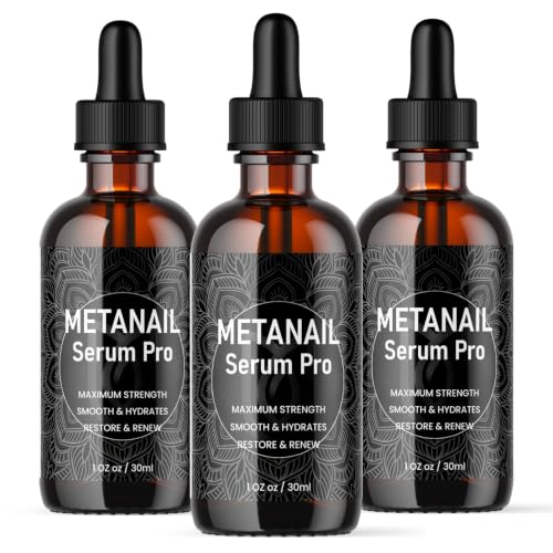 Metanail Serum Pro, Nail Treatment Supplement Drops 3 Pack, 90 Servings