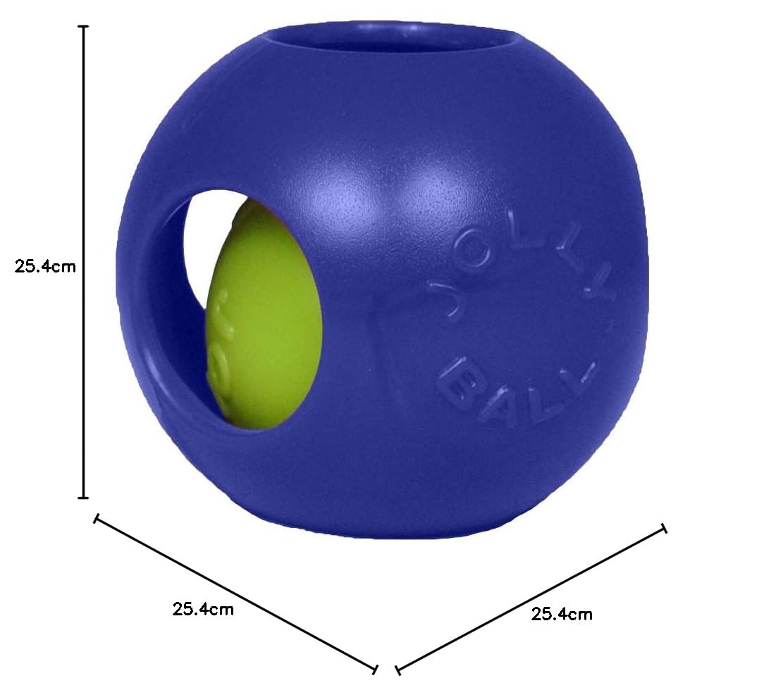 Jolly Pets Teaser Ball Jouet pour Chien Bleu 25 cm