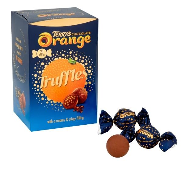 2 trufas de chocolate y naranja de 200 g, cesta de regalo sabrosa y retorcida para cumpleaños, Navidad, Pascua, Año Nuevo