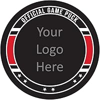 Vista 4 de Discos de hockey con logotipo de equipo personalizado