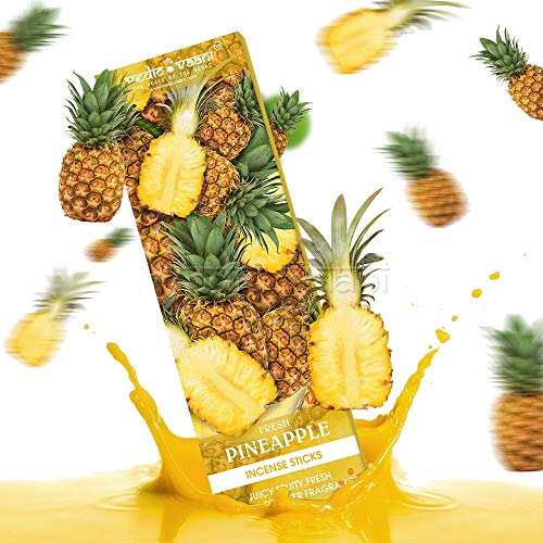 Vedic Vaani Fresh Natural Fruit Fragrance Pineapple Incense Sticks Agarbattis (100 Grams) #TOP15