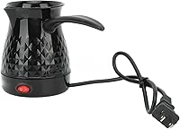 Vista 6 de Ejoyous Cafetera eléctrica, cafetera turca de acero inoxidable de 20.3 fl oz con mango extraíble para el hogar y los viajes, hervidores eléctricos