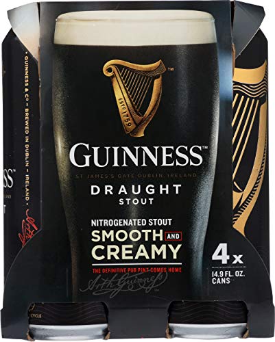 Guinness Pub Draft Stout, 4 Pk, 14.9 Oz Cans, 4.3% Abv #TOP1