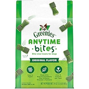 Greenies Anytime Bites Dog Treats, Original Flavor, 24 oz. Bag