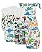 Babygoal Baby Adjustable Reuseable Pocket Cloth Diaper Nappy 6pcs + 6 Inserts 6FB16