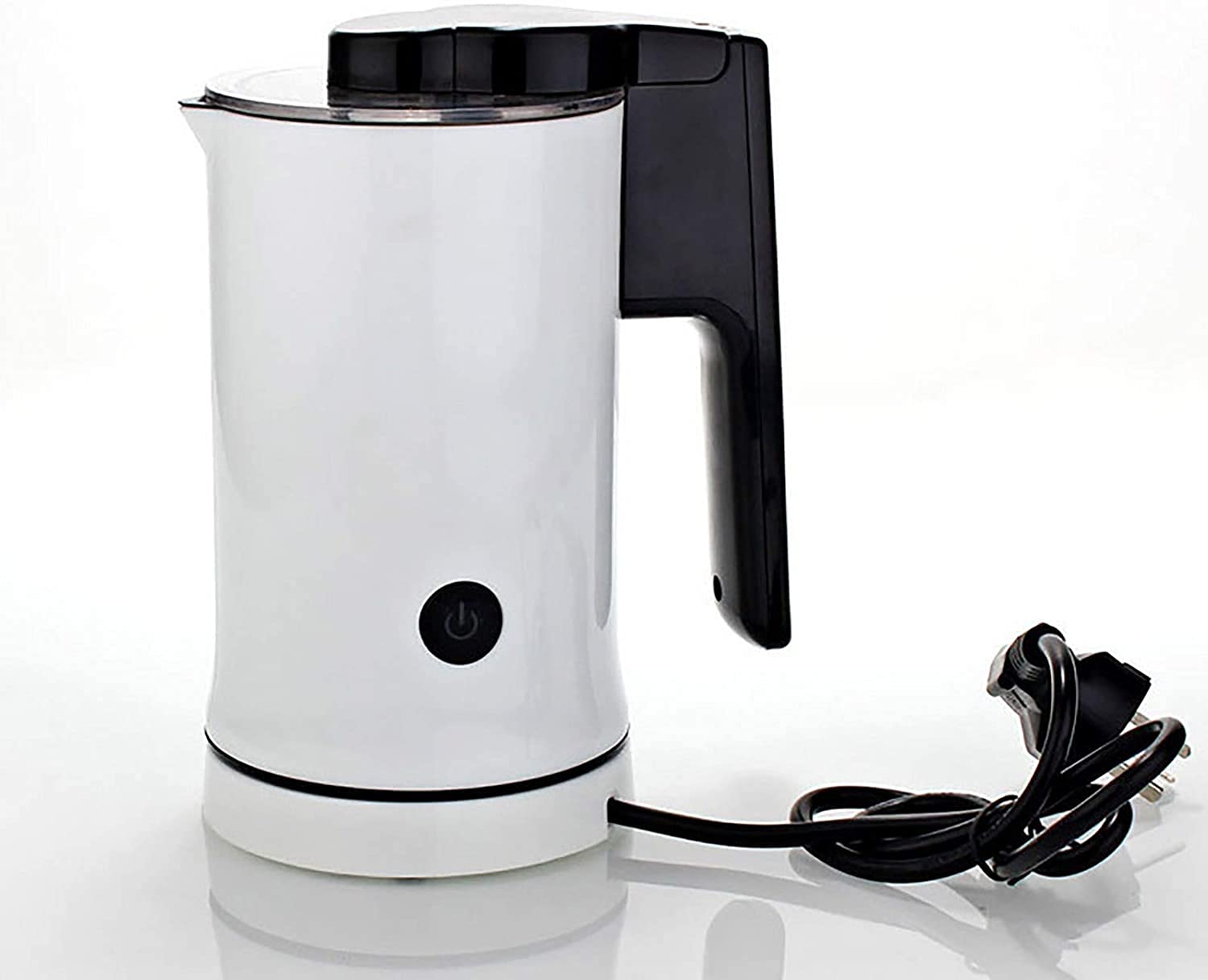 Montalatte Elettrico Montalatte Automatici Montalatte Automatici Montalatte Automatico Caldo e Freddo Macchina Scaldalatte Domestico 917(Color:White;Size:15.6x11.2x20cm)