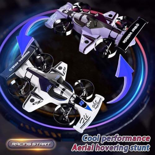 Image of RC Aeroplane 2.4GHz Remote Controlled Aeroplane L0712 Quadcopter Floating Fighter Plane RC Aeroplane RTF for Beginners, Children and Adults, APlane Toy with Coloured Lights USB Charging (LARGE)
