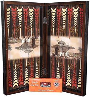 20" YENIGUN Design Turkish TAVLA Backgammon Professional Full Set
