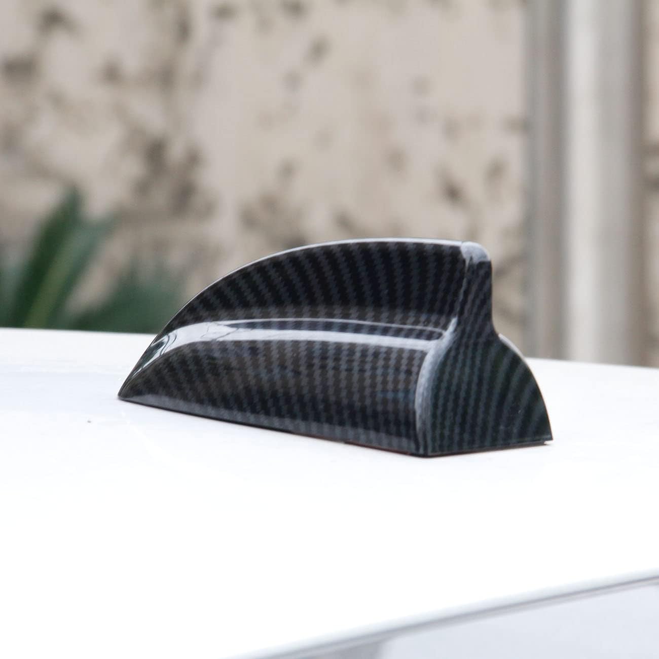 Carbon Fiber Roof Antenna Shark fin Shape Cover Trim for 2009-2022 Dodge Challenger Charger
