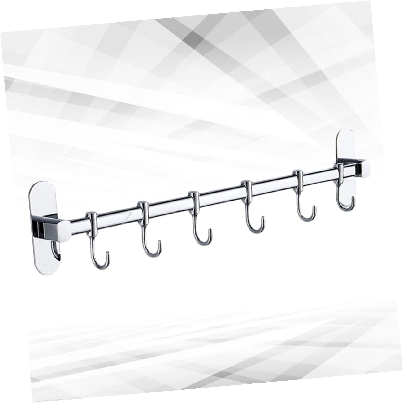 STOBAZA Stainless Steel Wall-Mounted Organizer Rack Kitchenware Storage Shelf Over The Door Towel Rack