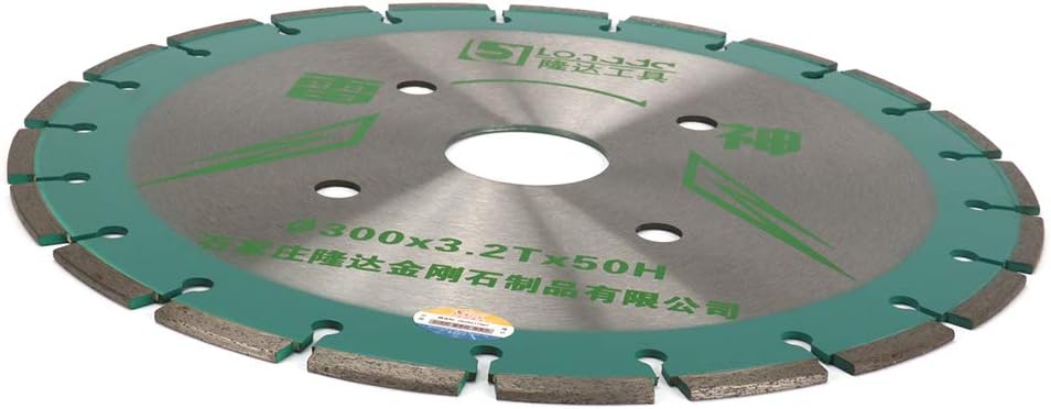 12 Inch 300mm Segment Wet & Dry Diamond Circular Saw Blade For Stone Concrete Masonry With 2" Arbor