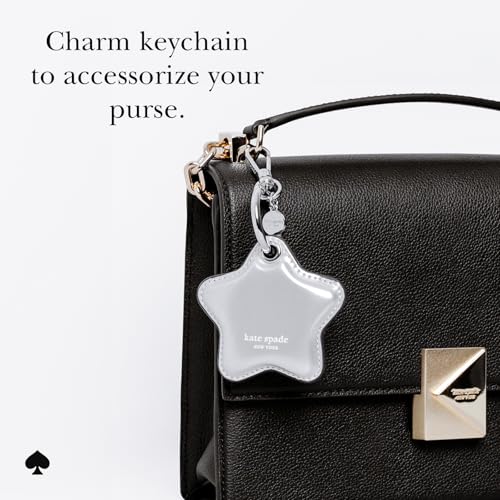 Image of kate spade new york AirTag Charm Keychain - Star-Shaped AirTag Holder