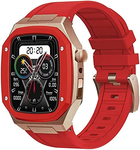 Cadeau idéal homme : coque acier inoxydable pour montre Apple Watch 45 mm