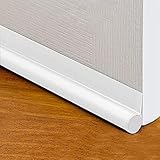 Burlete Puerta Entrada, Burlete para puertas, Tira De Sellado Prueba de Sonido, Reduce Ruido, Mantiene Calor Dentro y Fuera del Frí, Ajustable en Todo Tipo de Puertas (96cm)