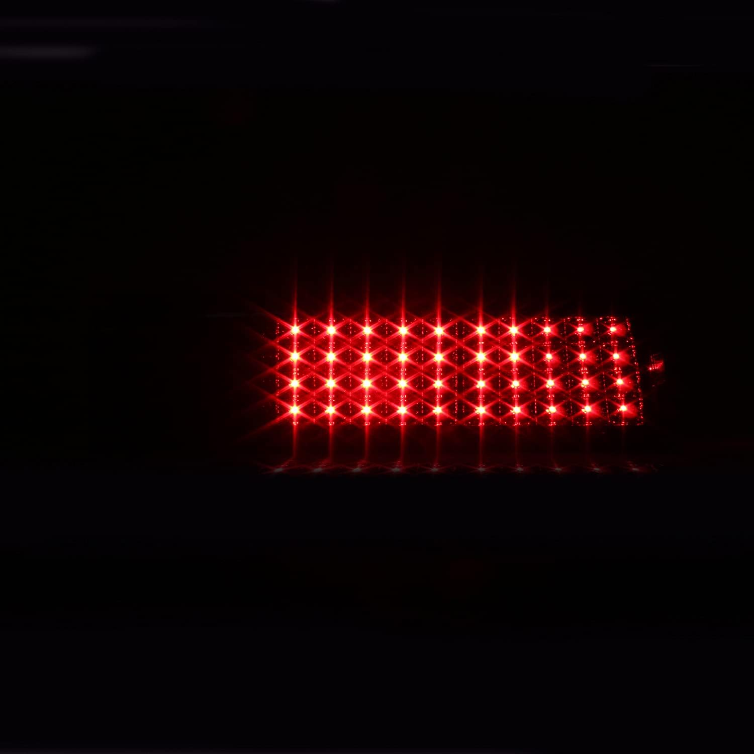 AKKON - For Smoked 1987-1993 Ford Mustang LED Tail Lights Lamps Pair Left + Right