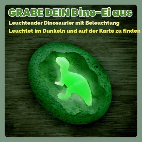 Dr. Daz Nachtleuchtender Dinosaurier Ausgrabungsset für Kinder – Ansicht 3