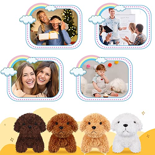 Hydren 30 Plush Puppy Dogs Stuffed Animals Bulk Assorted Puppies Mini Dog Doll Soft Fluffy Animal For Kids Baby Girls Boys Living Room Birthday Gifts (Multicolor) #TOP6