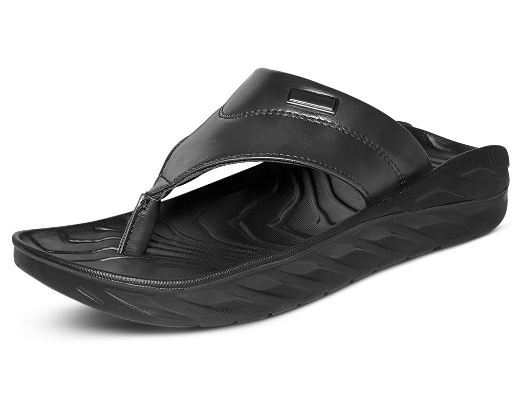 Mens Thong Slipper, Casual Flip-Flop Sandals, Lightweight Footwear-image-38