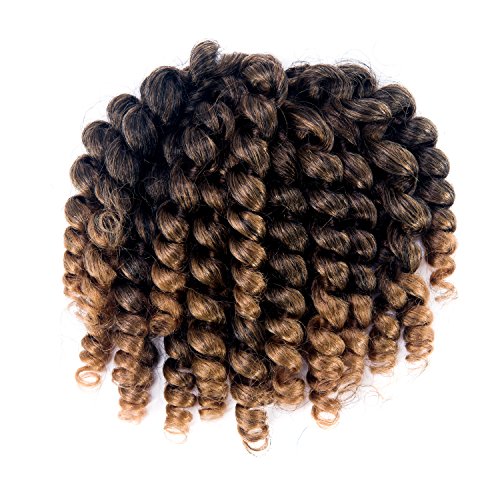 3 Packs 2X Ringlet Wand Curl Jamaican Bounce 8 inch Synthetic Crochet Hair