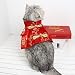 Redcolourful Ropa para Mascotas Nuevo Disfraz de dinastía China con sobre Rojo...