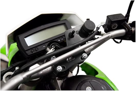 Tusk Accessory Dash Panel - Black for Kawasaki KLX300