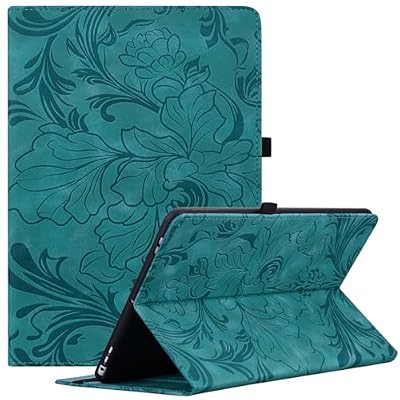 ALILANG Case for Samsung Galaxy Tab A7 Lite 8.7 Inch 2021 Tablet (SM-T220/T225/T227), Multi-Angle Viewing Protective Tablet Cover with Folding Stand & Pencil Holder -Light Green