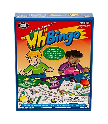 Ask & Answer Wh Bingo Board Game miniatura 1