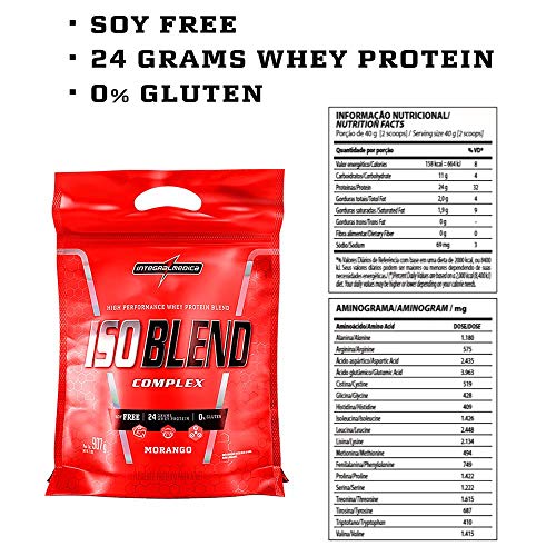 Iso Blend 907g Integralmedica - Morango