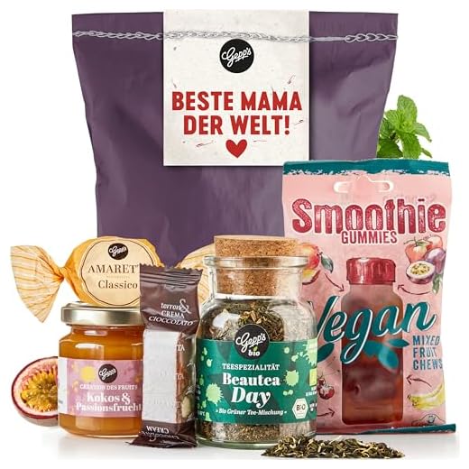 Gepp's Feinkost Für Dich Wundertüte I Liebevolles Geschenk mit Delikatessen wie Herzpasta, Pesto, Erdbeer-Champagner Marmelade I Geschenkset für die beste Freundin, Mama oder die Partnerin