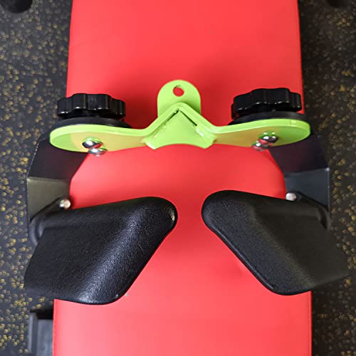 Image of Adjustable Lat Pull down Bar, Cable Machine Attachments for Gym, Home Gym Fitness T-bar Row Pulldown Attachments, Lat Pull Down Machine Wide Grip Neutral Grip Handle